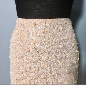 J crew beaded pencil skirt